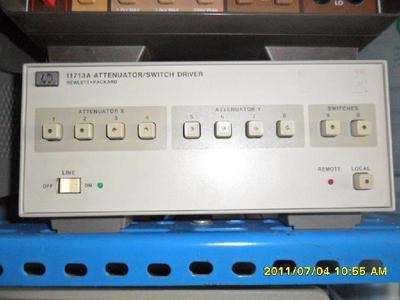 衰減器圖片與樣板圖 二手HP11713A衰減器在深圳捷越通訊設備中的應用